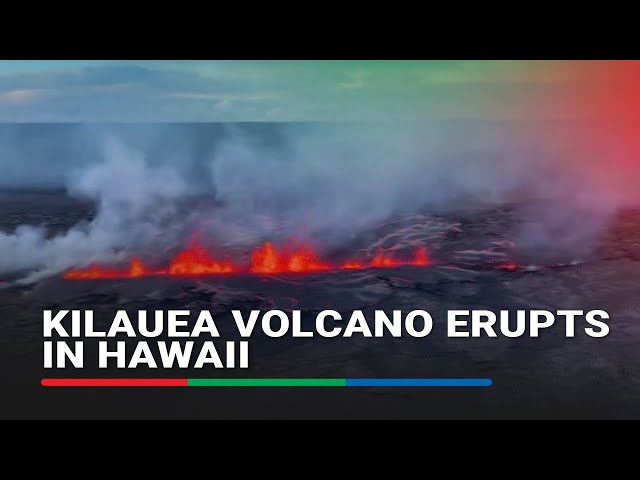 ⁣Kilauea volcano erupts in Hawaii