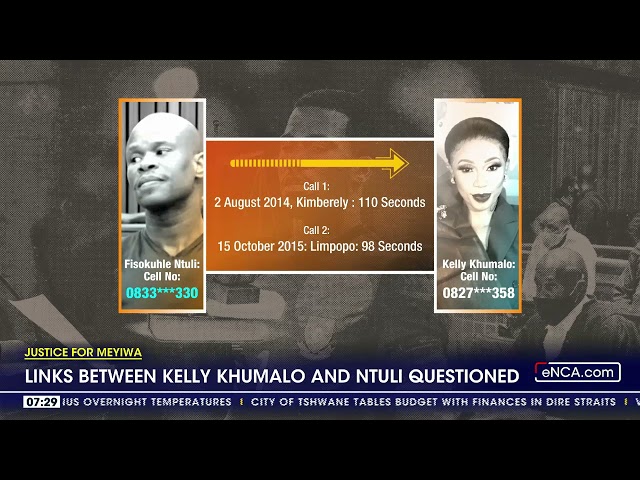 ⁣Justice for Meyiwa | Links between Kelly Khumalo and Ntuli questioned
