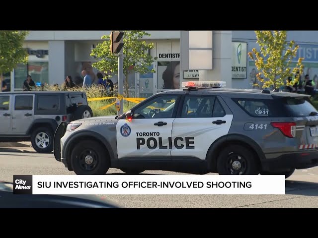 ⁣Man dead after being shot by Toronto police officer