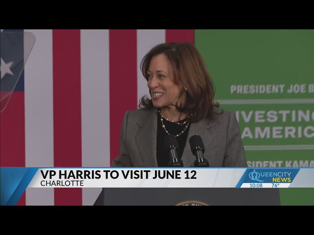 ⁣VP Kamala Harris returning to Charlotte