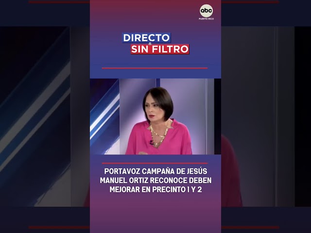 ⁣Directo y Sin Filtro: Portavoz de Jesús Manuel Ortíz reconoce deben mejorar en el Precinto 1 y 2