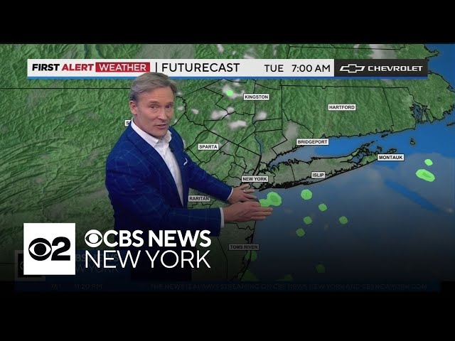 ⁣First Alert Weather: Monday 11 p.m. update for NYC - 6/3/24