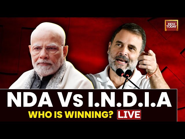 ⁣Lok Sabha Election Result: PM Modi Vs Rahul Gandhi;  Big Fight | LIVE Election Result | India Today