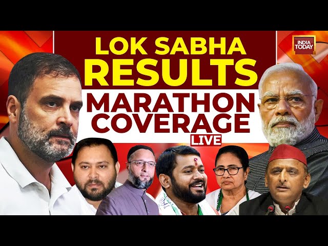⁣Watch Lok Sabha LIVE Results | Tough Fight Between NDA & 'INDIA' | Election Results 20