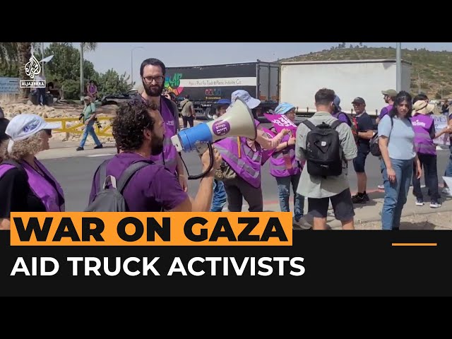 ⁣Who are the Israeli activists trying to protect Gaza aid trucks? | Al Jazeera Newsfeed