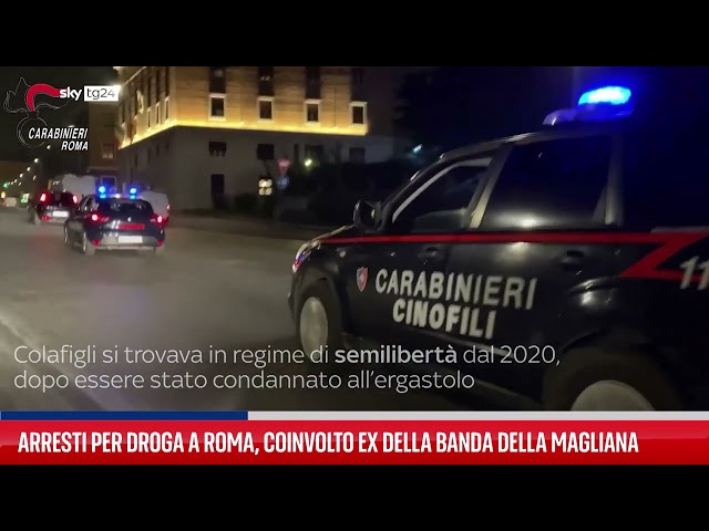 ⁣Arresti per droga a Roma, presente ex banda della Magliana