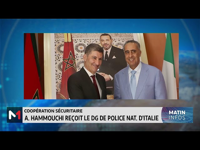 ⁣Coopération sécuritaire : Abdellatif Hammouchi reçoit le DG de police nationale d’Italie