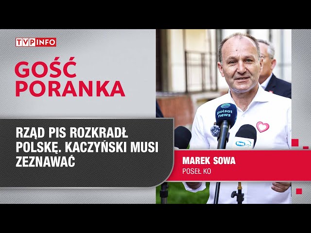 ⁣Marek Sowa: rząd PiS rozkradł Polskę. Kaczyński musi zeznawać