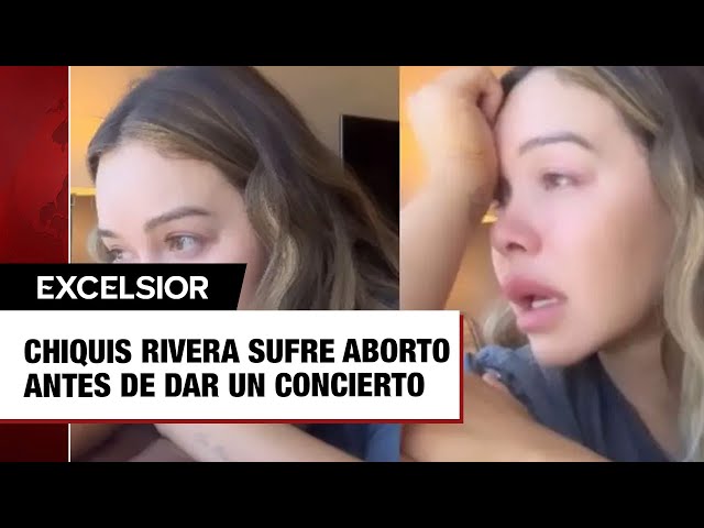 ⁣Chiquis Rivera sufre aborto antes de un concierto; se había enterado de su embarazo hace unos días