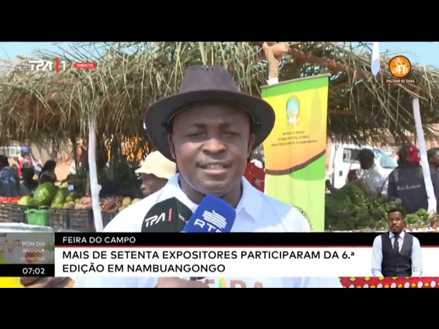 Feira do campo - Mais de setenta expositores participaram da 6ª edição em Nambuangongo