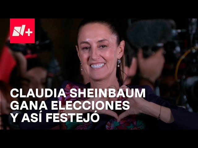 ⁣Claudia Sheinbaum gana la presidencia de México. Así fue el festejo - En Punto