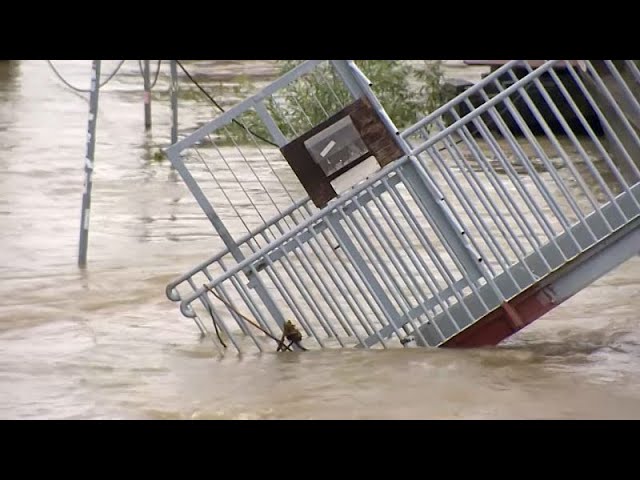 ⁣L'Allemagne, la Suisse et le Nord de l'Italie ravagés par des inondations historiques.