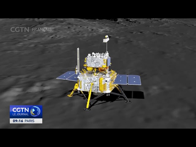 ⁣La sonde chinoise Chang'e-6 a recueilli des échantillons de la face cachée de la Lune
