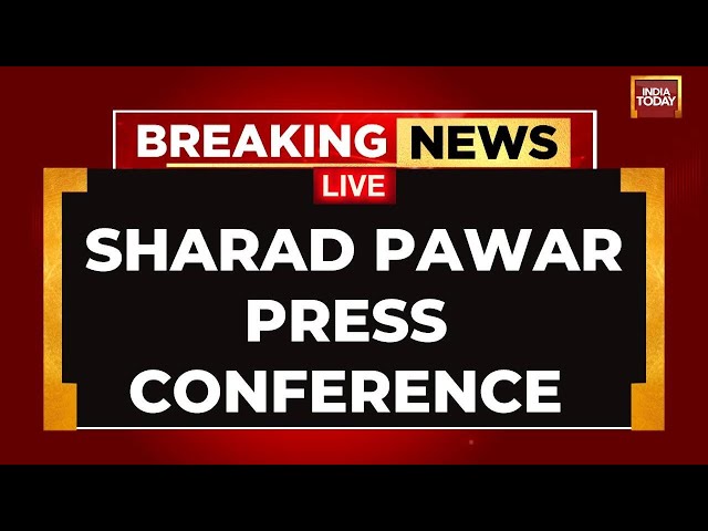 ⁣LIVE LOK SABHA RESULTS | Sharad Pawar Press Conference | Tough Fight Between 'INDIA & NDA&#