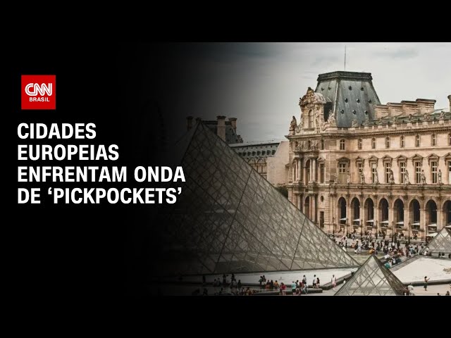 ⁣Cidades europeias enfrentam onda de ‘Pickpockets’ | CNN NOVO DIA