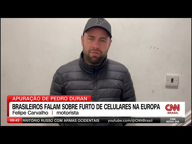 Brasileiros falam sobre furto de “pickpockets” na Europa | CNN NOVO DIA