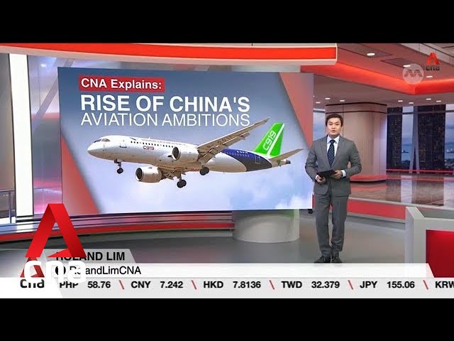 ⁣CNA Explains: Chinese planemaker COMAC's long journey to go global
