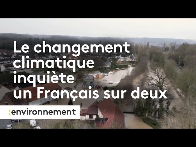 ⁣Le changement climatique inquiète un Français sur deux