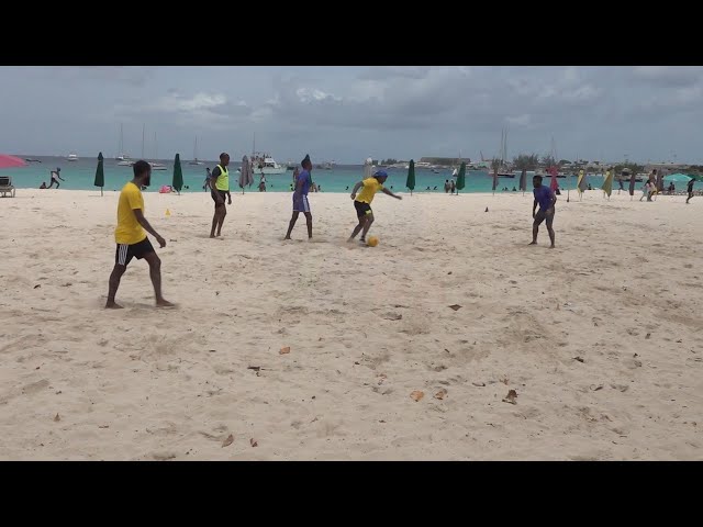 beach football