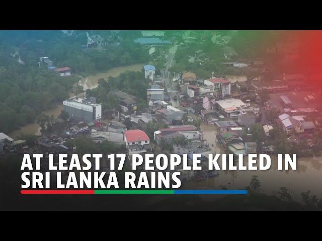 ⁣Heavy monsoon rains in Sri Lanka kill at least 17, nearly 160,000 affected