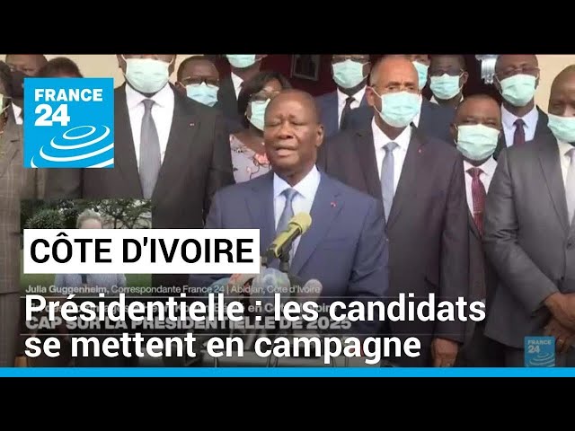 ⁣Présidentielle en Côte d'Ivoire : les candidats se mettent en campagne • FRANCE 24