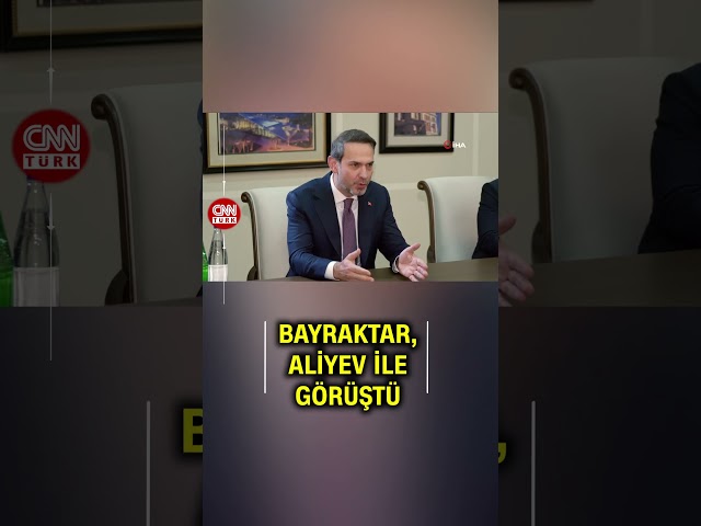 ⁣Aliyev, Enerji ve Tabii Kaynaklar Bakanı Bayraktar’ı Kabul Etti