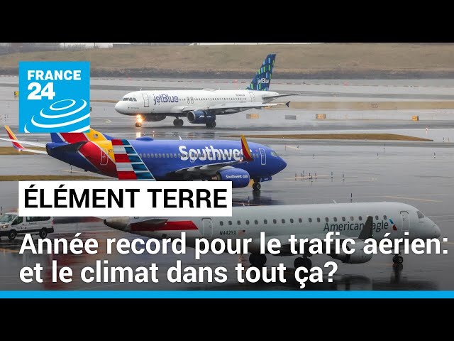 2024 pourrait voir un nombre record de gens prendre l'avion. Et le climat dans tout ça?