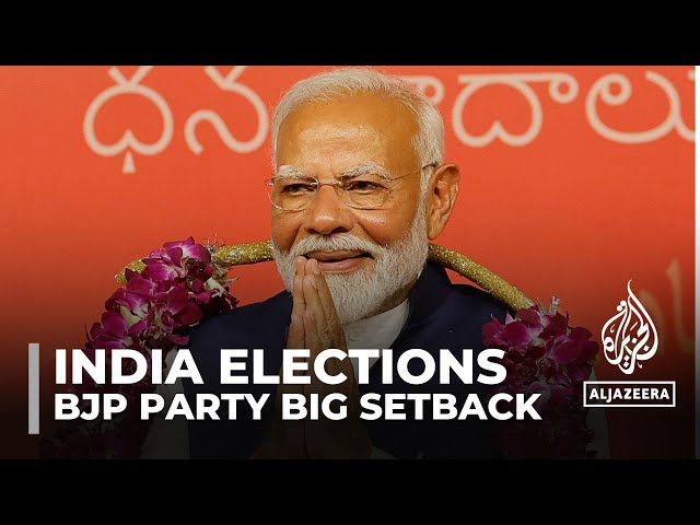 ⁣Modi’s BJP to lose majority in India election shock, needs allies for gov’t