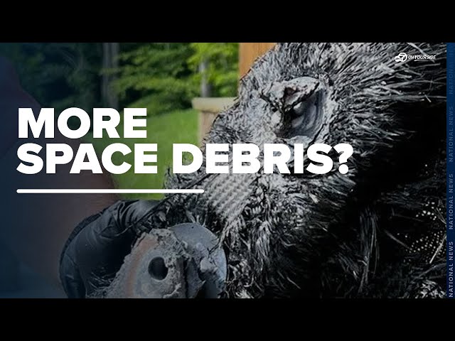 ⁣More space debris? NC resident suspects object that crashed into house came from above