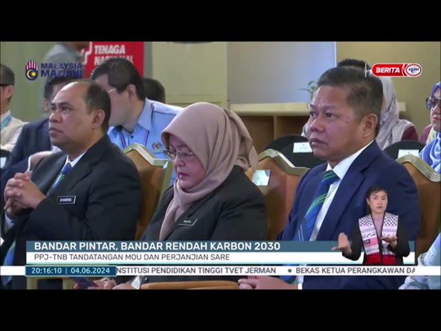 ⁣4 JUN 2024 BP - BANDAR PINTAR, BANDAR RENDAH KARBON 2030:PPJ-TNB TANDATANGAN MOU DAN PERJANJIAN SARE