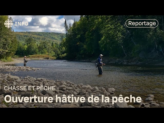 ⁣Des saumons qui remontent plus tôt la rivière Matane