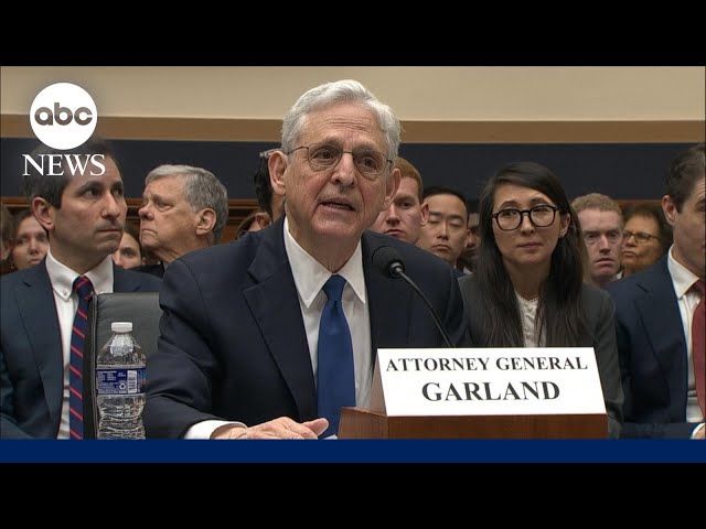 ⁣Merrick Garland defiant in opening statement to House Judiciary Committee