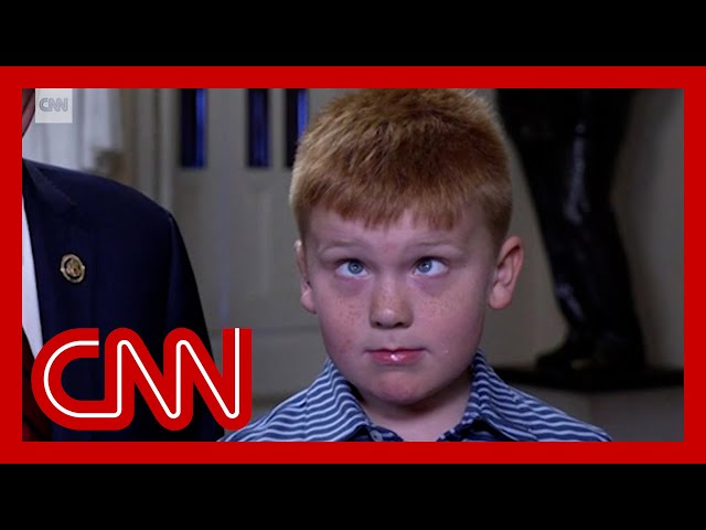 ⁣Lawmaker's 6-year-old son stole the show on House floor. Now, he's making CNN anchors crac