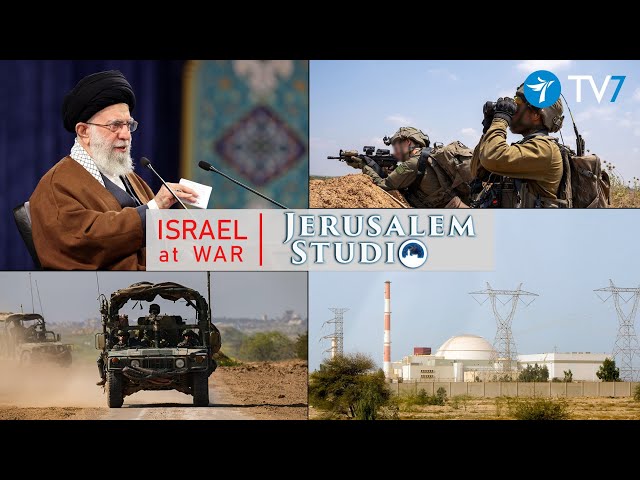 ⁣Holding in Gaza, Racing in Tehran? Israel at War – Jerusalem Studio 863