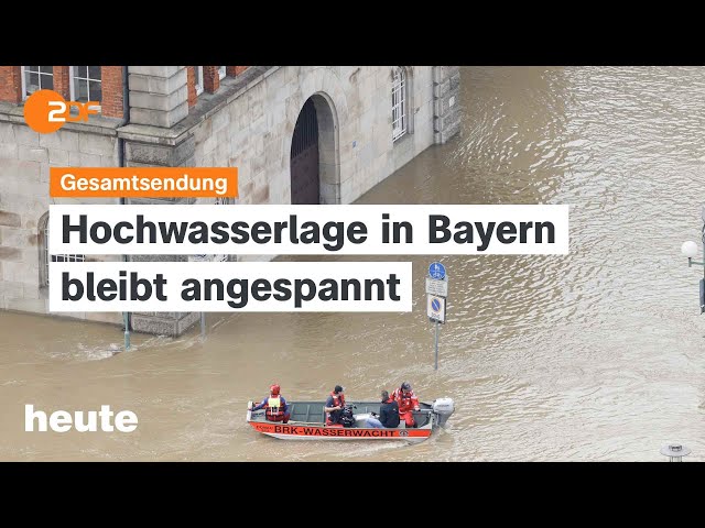 ⁣heute 19:00 Uhr vom 04.06.2024 Hochwasser Bayern, Parlamentswahl Indien, Zuchtanlage Marokko