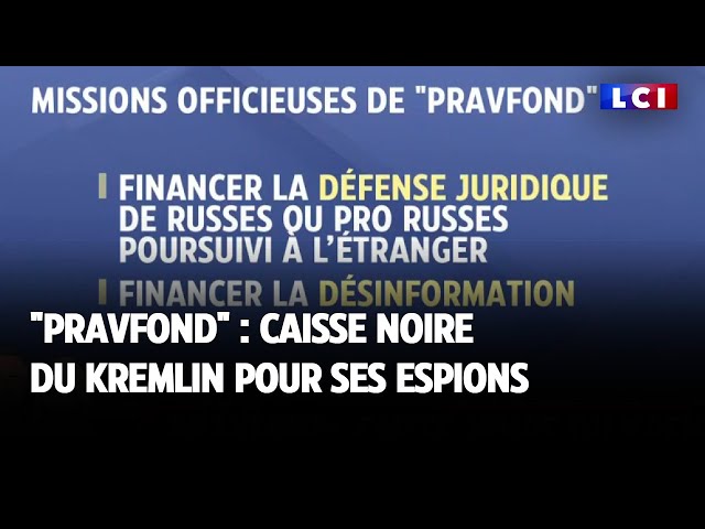 "Pravfond" : caisse noire du Kremlin pour ses espions