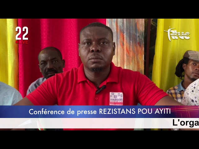 ⁣L'organisation sociopolitique « Rezistans pou Ayiti » plaide en faveur d’une parfaite harmonie…