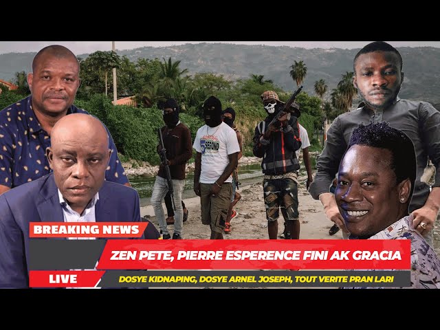 Gracia Delva Mouri Fret, Pierre Esperence Moutre Jan'l Gang, DOsye Anel IZO Men Jan Baz La Krey