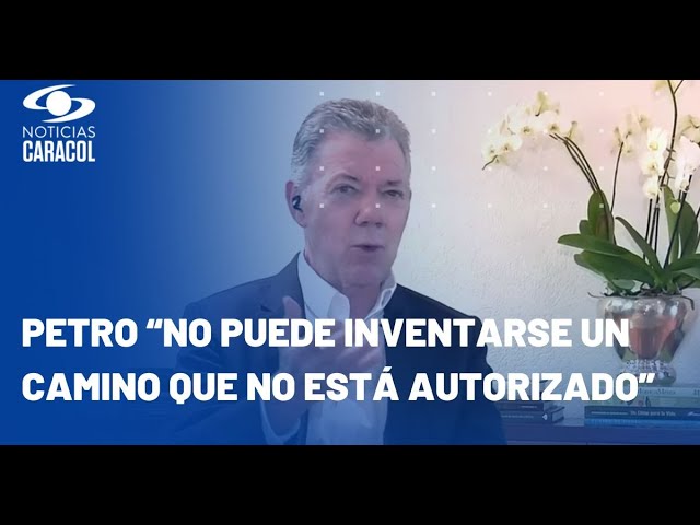 ⁣EN VIVO: Expresidente Juan Manuel Santos habla de la carta que envió a la ONU