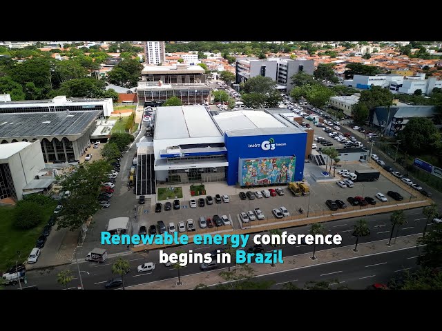 ⁣Renewable energy conference begins in Brazil