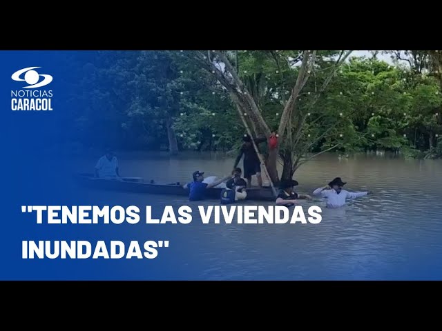 ⁣Desolador panorama en Casanare por inundaciones: hay 4.000 damnificados y dos fallecidos