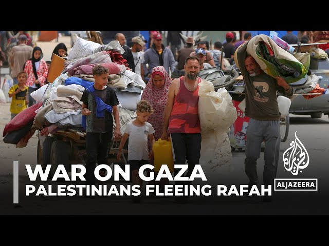 ⁣UN says more than a million Palestinians have fled Rafah since May
