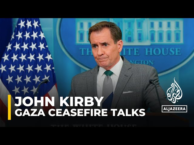 ⁣Al Jazeera talk to John Kirby on the situation in Gaza and US border crackdown