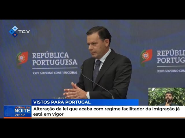 ⁣Vistos para Portugal: Alteração da lei que acaba com regime facilitador da imigração já está em vigo