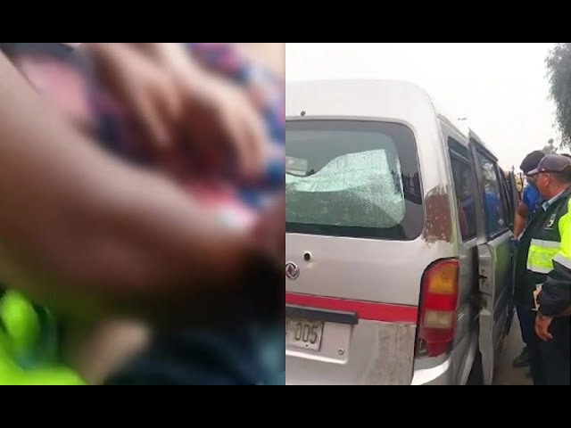 ⁣Serenos de Surco atienden parto dentro de un vehículo en la Panamericana Sur