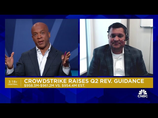 ⁣CrowdStrike raises Q2 revenue guidance