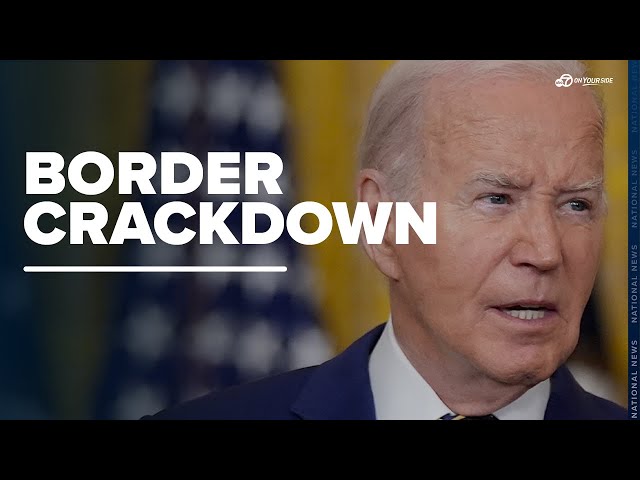 ⁣Biden implements asylum restrictions at US-Mexico border to curb immigration issues