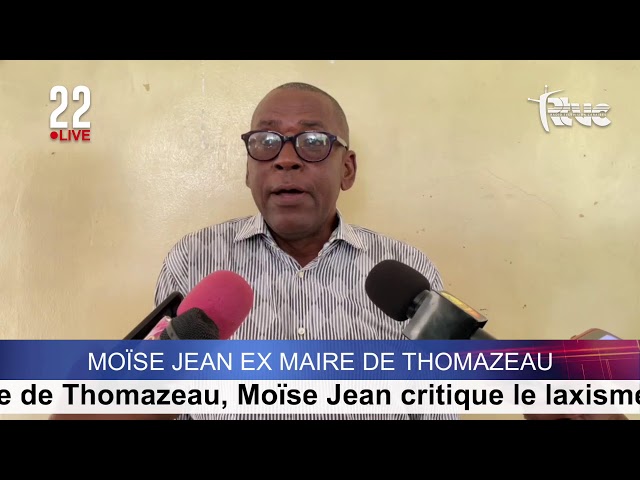 ⁣L'ex magistrat de la commune de Thomazeau, Moïse Jean critique le laxisme de la mairesse…