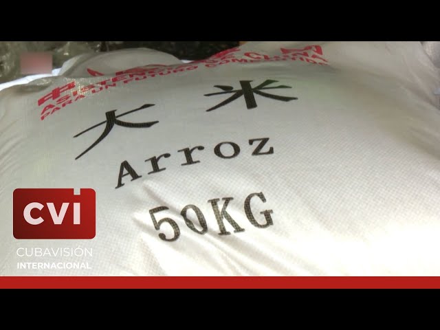 ⁣Gobierno chino realiza donativo de mil 584 toneladas de arroz al pueblo de Cuba