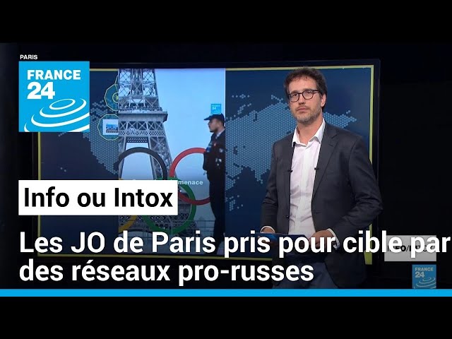 ⁣Les JO de Paris pris pour cible par des réseaux pro-russes. • FRANCE 24